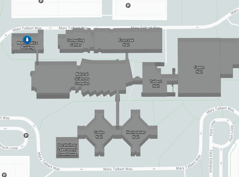 Location of Math Building